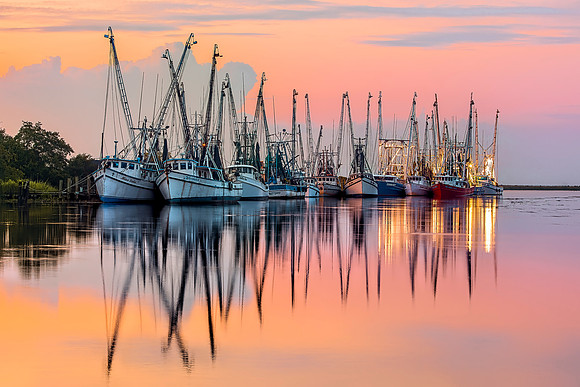 Shrimp Boat Fleet, Darien, GA