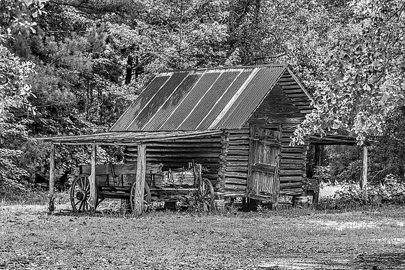 Abandoned and Unhitched - Monochrome